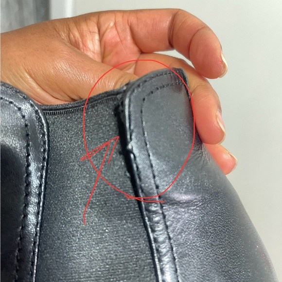 Michael Kors Thea Leather Wedge Boot, Size 7M  $30 $250 - Picture 11 of 12